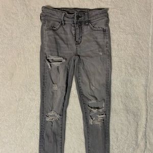 Grey American eagle jeans — size 000